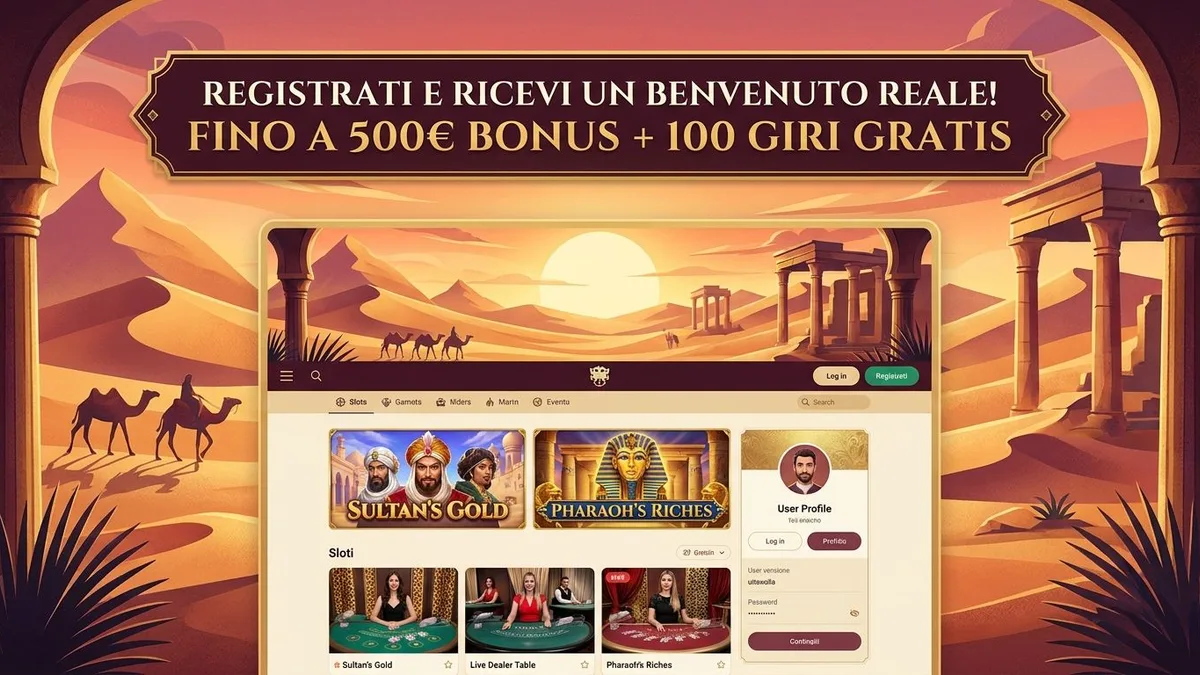 Registrazione con bonus
